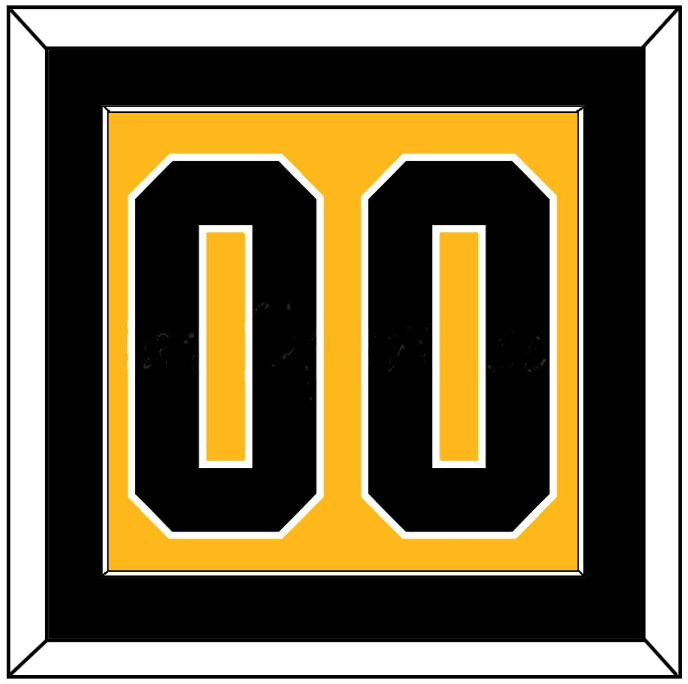 Pittsburgh Number (Back) - Alternate Gold (2018-2021) - Essential Tier 2