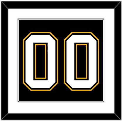 Pittsburgh Number (Back) - Road/Alternate Black (1995-2002) - Essential Tier 1
