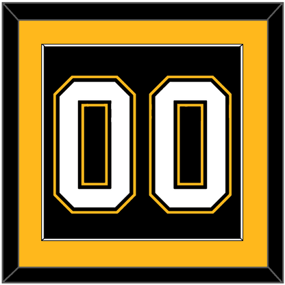 Pittsburgh Number (Back) - Road/Alternate Black (1995-2002) - Essential Tier 2