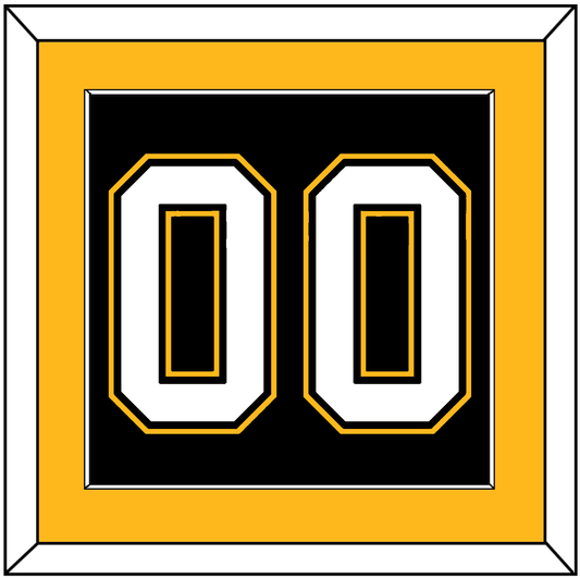 Pittsburgh Number (Back) - Road/Alternate Black (1995-2002) - Essential Tier 2