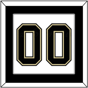 Pittsburgh Number (Back) - Home/Road White (2002-2007) - Single Mat 1