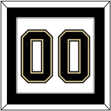 Pittsburgh Number (Back) - Home/Road White (2002-2007) - Single Mat 1