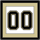 Pittsburgh Number (Back) - Home/Road White (2002-2007) - Single Mat 2