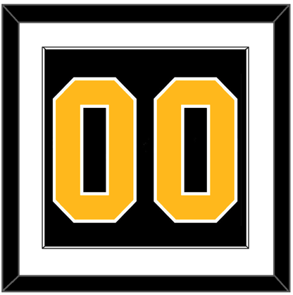 Pittsburgh Number (Back) - Road Black (1984-1988) - Essential Tier 1