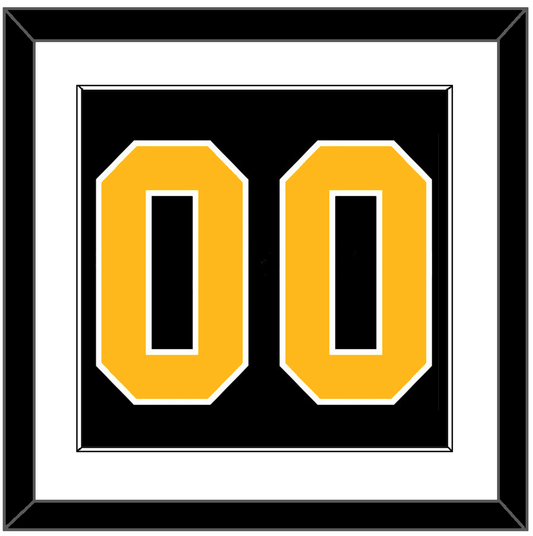 Pittsburgh Number (Back) - Road Black (1981-1984) - Essential Tier 1