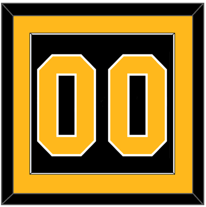 Pittsburgh Number (Back) - Road Black (1984-1988) - Essential Tier 2