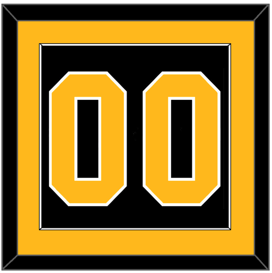 Pittsburgh Number (Back) - Road Black (1981-1984) - Essential Tier 2