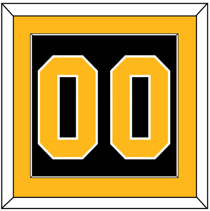 Pittsburgh Number (Back) - Road Black (1984-1988) - Essential Tier 2