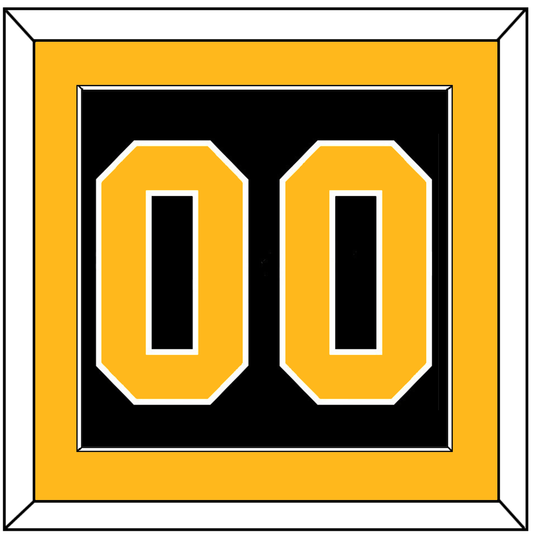 Pittsburgh Number (Back) - Road Black (1981-1984) - Essential Tier 2