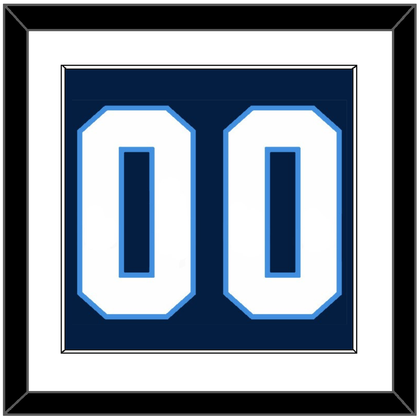 Pittsburgh Number (Back) - Road Blue (1977-1980) - Essential Tier 1