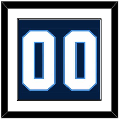 Pittsburgh Number (Back) - Road Blue (1977-1980) - Essential Tier 1