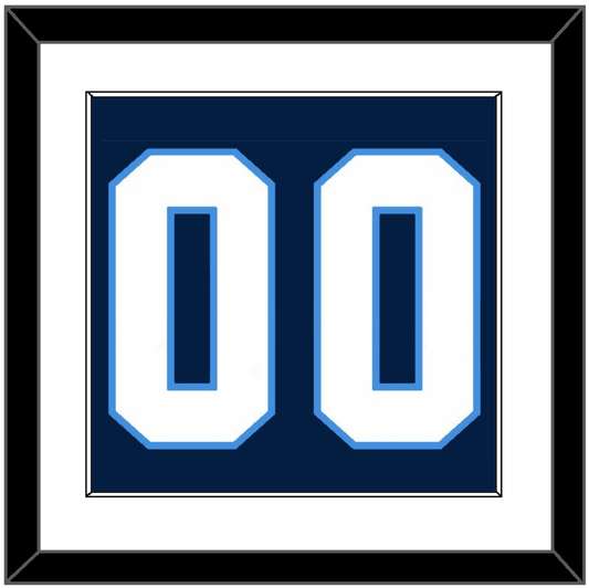 Pittsburgh Number (Back) - Road Blue (1977-1980) - Essential Tier 1