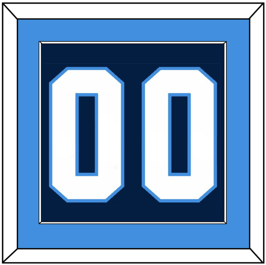 Pittsburgh Number (Back) - Road Blue (1977-1980) - Essential Tier 2