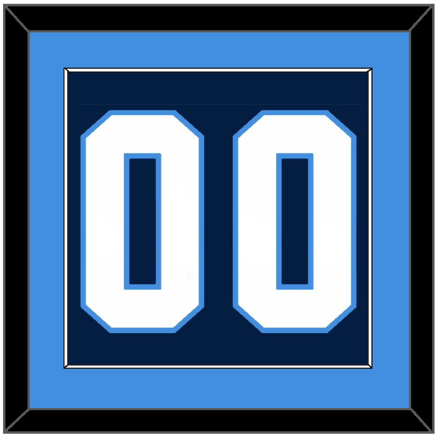 Pittsburgh Number (Back) - Road Blue (1977-1980) - Essential Tier 2
