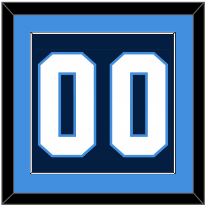 Pittsburgh Number (Back) - Road Blue (1977-1980) - Essential Tier 2