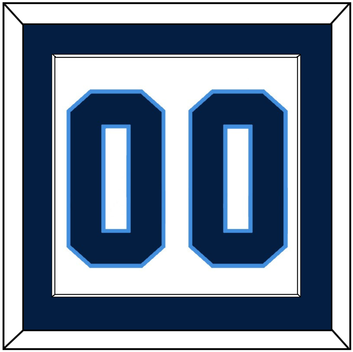 Pittsburgh Number (Back) - Home White (1977-1980) - Essential Tier 1