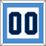 Pittsburgh Number (Back) - Home White (1977-1980) - Single Mat 2