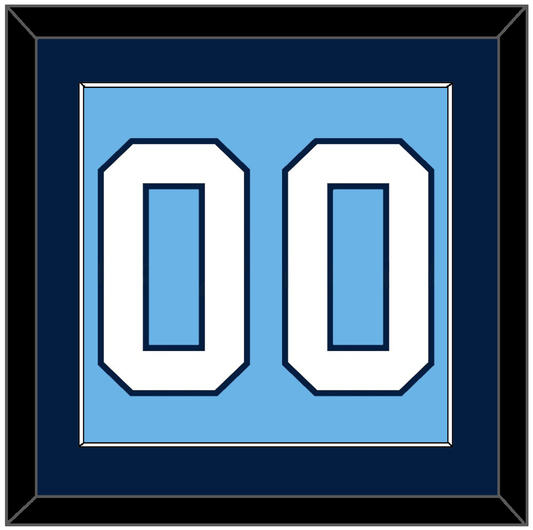Pittsburgh Number (Back) - 2008 Winter Classic Powder Blue - Essential Tier 2