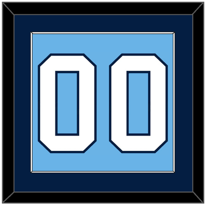 Pittsburgh Number (Back) - Alternate Powder Blue (2008-2011) - Essential Tier 2