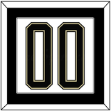 Pittsburgh Number (Back) - 2014 Stadium Series White - Single Mat 1