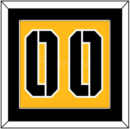 Pittsburgh Number (Back) - 2017 Stadium Series Gold - Essential Tier 2
