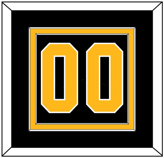 Pittsburgh Number (Back) - Alternate Black (2021-2025) - Signature Tier 2