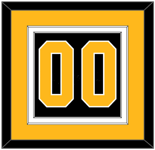 Pittsburgh Number (Back) - Alternate Black (2021-2025) - Signature Tier 3
