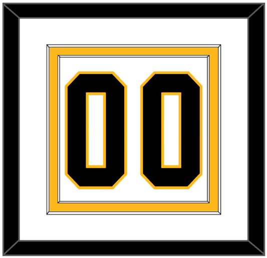 Pittsburgh Number (Back) - Road White - Signature Tier 1