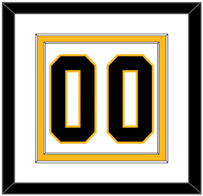 Pittsburgh Number (Back) - Home White (1992-2002) - Signature Tier 1