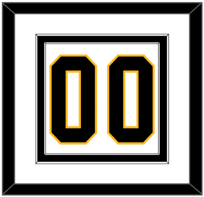 Pittsburgh Number (Back) - Home White (1992-2002) - Signature Tier 2