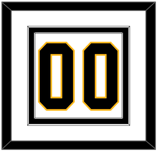Pittsburgh Number (Back) - Road White - Signature Tier 2