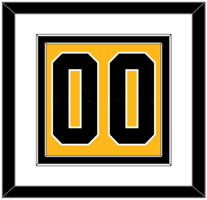Pittsburgh Number (Back) - Alternate Gold (2018-2021) - Signature Tier 1