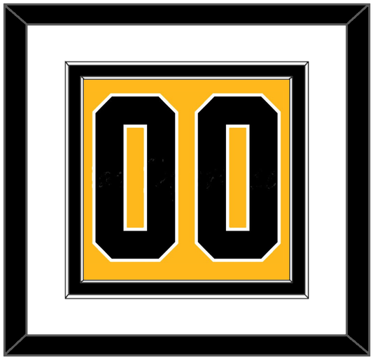 Pittsburgh Number (Back) - Alternate Gold (2018-2021) - Signature Tier 1