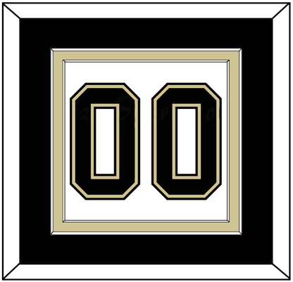 Pittsburgh Number (Back) - Road White (2007-2016) - Signature Tier 2