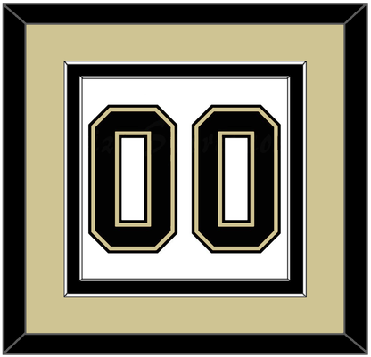 Pittsburgh Number (Back) - Road White (2007-2016) - Signature Tier 3