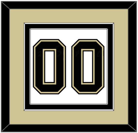 Pittsburgh Number (Back) - Road White (2007-2016) - Signature Tier 3