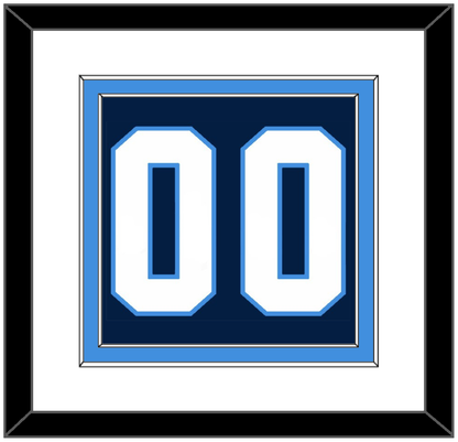 Pittsburgh Number (Back) - Road Blue (1977-1980) - Signature Tier 1
