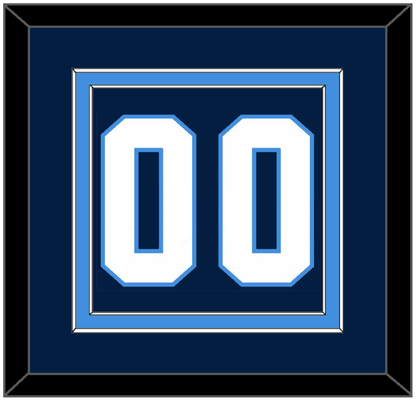 Pittsburgh Number (Back) - Road Blue (1977-1980) - Signature Tier 2