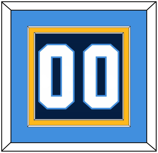 Pittsburgh Number (Back) - Road Blue (1977-1980) - Signature Tier 3