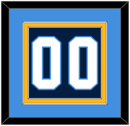 Pittsburgh Number (Back) - Road Blue (1977-1980) - Signature Tier 3