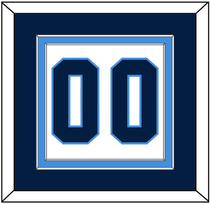 Pittsburgh Number (Back) - Home White (1977-1980) - Signature Tier 2