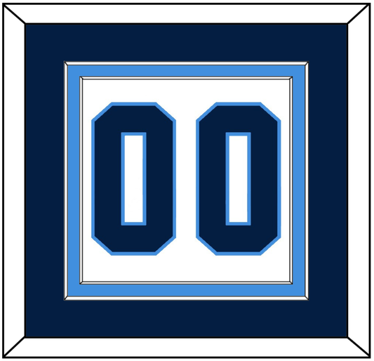 Pittsburgh Number (Back) - Home White (1977-1980) - Signature Tier 2