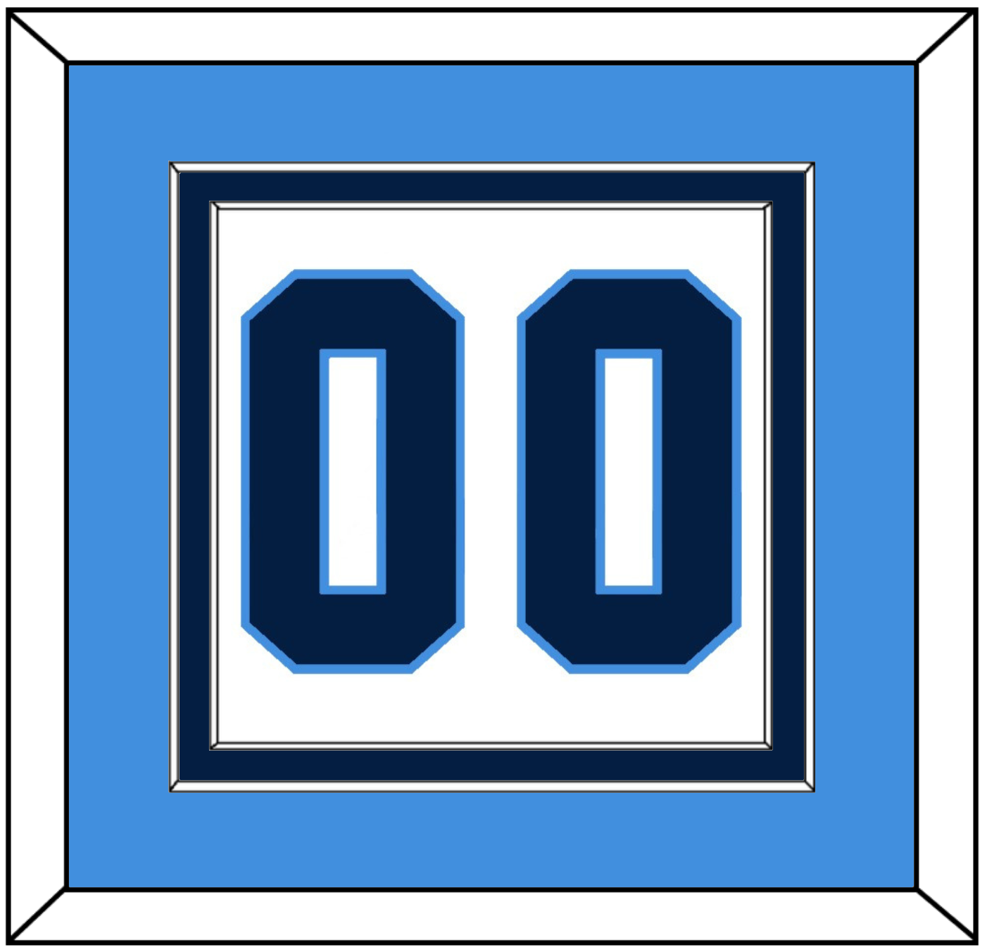 Pittsburgh Number (Back) - Home White (1977-1980) - Signature Tier 3