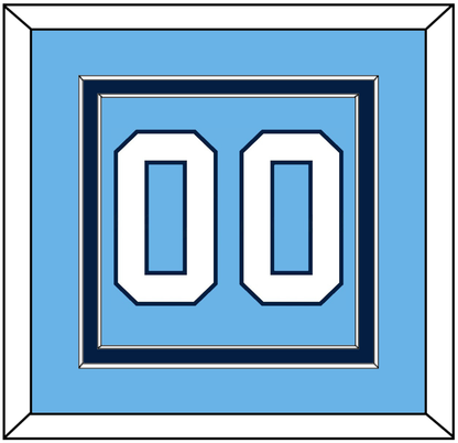 Pittsburgh Number (Back) - Alternate Powder Blue (20082-2011) - Signature Tier 2