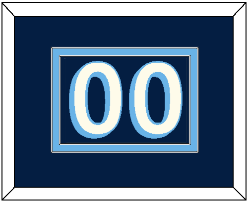 Pittsburgh Number (Back) - 2011 Winter Classic Navy Blue - Signature Tier 2