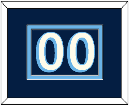 Pittsburgh Number (Back) - Alternate Navy Blue (2011-2013) - Signature Tier 2