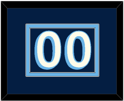 Pittsburgh Number (Back) - 2011 Winter Classic Navy Blue - Signature Tier 2