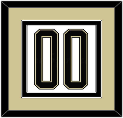 Pittsburgh Number (Back) - 2014 Stadium Series White - Signature Tier 3