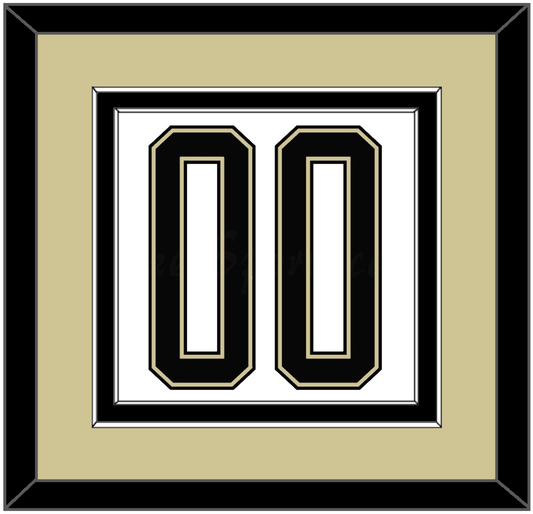 Pittsburgh Number (Back) - 2014 Stadium Series White - Signature Tier 3