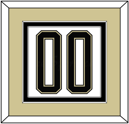 Pittsburgh Number (Back) - 2014 Stadium Series White - Signature Tier 3